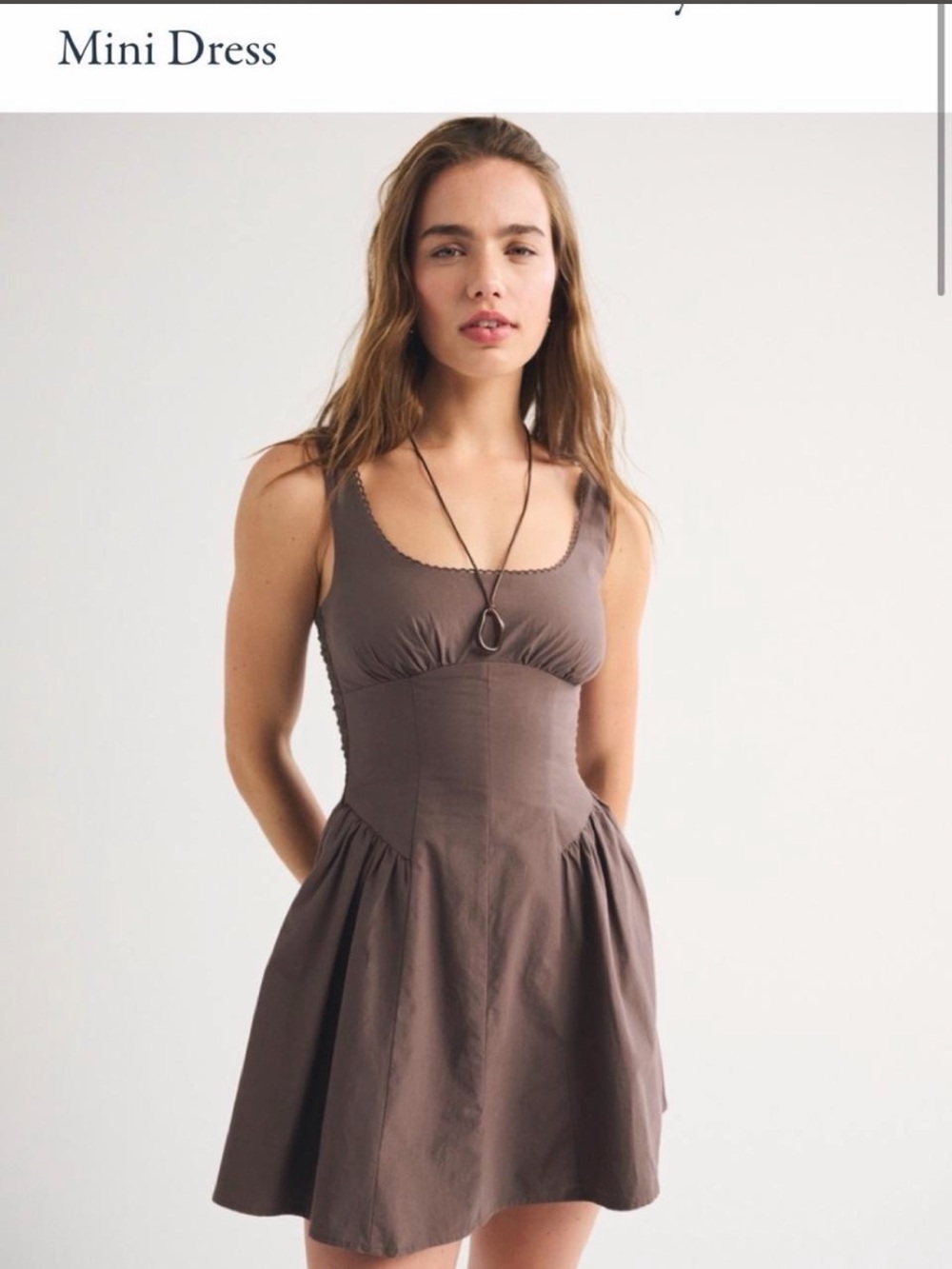 Abercrombie & fitch cotton bra free Dylan mini dress